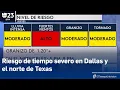 Aumenta el riesgo de tiempo severo en Dallas - Fort Worth y el norte de Texas el jueves 2 de marzo