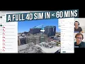 Building a 4D site logistics plan with cmBuilder in 60 minutes or less