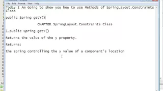 Java Programming Tutorial - SpringLayout Constraints-7
