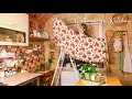 Download Lagu Cozy Kitchen Makeover in My Winter Home | Sewing Cute Curtains \u0026 Our New Table