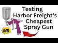 Testing Harbor Freight s Cheapest Spray Gun