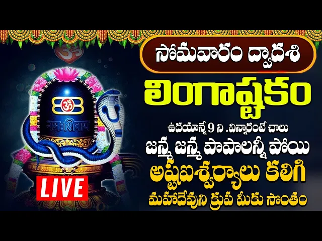 Download MP3 లింగాష్టకం | LINGASHTAKAM |MONDAY SPECIAL POWERFUL BHAKTI SONGS 2024