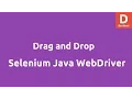 Drag and Drop using Selenium Java WebDriver