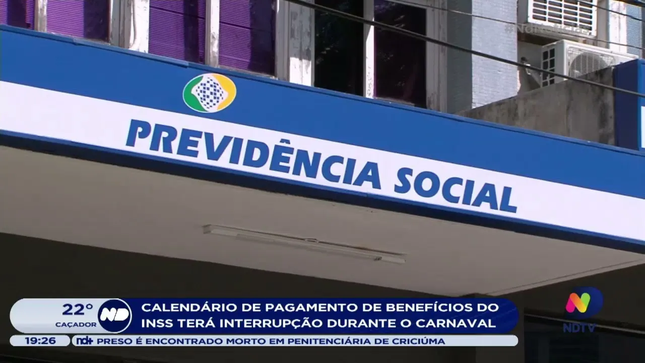 Calendário de pagamento de benefícios do INSS será interrompido no Carnaval
