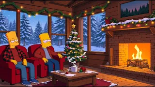 Winter Fireplace Lofi Hip Hop Stress Free Cozy Chill 