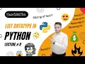 Python List Datatype Slicing and its Methods append insert sum sort reverse Lecture