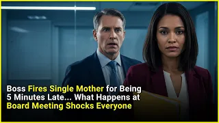 boss fires single mom board meeting shock