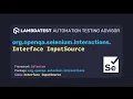 org openqa selenium interactions Interface InputSource with example