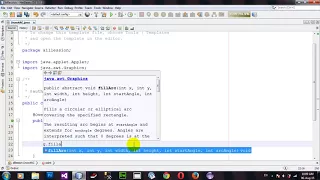 How to Draw ARC from Java Applet Netbeans