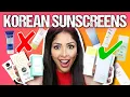 K-beauty Sunscreens BEST EVER Doctor Vanita Rattan - Korean Sunscreen Review