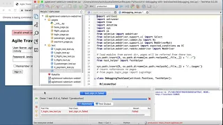 TestWise mac Tutorial Attach Selenium Pytest steps to an existing browser
