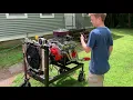 Sam s V8 Shop forged 383 Stroker on the engine run stand