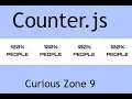 Counter js Html Css Curious Zone 9