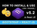 How to Install and Use Bootstrap 5 in React JS in Hindi in 2022 Step by Step in Details