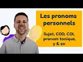 Download Lagu Les pronoms personnels - Sujet, COD, COI, pronom tonique, y \u0026 en│BijlesHuis