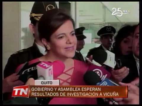 Gobierno y Asamblea esperan resultados de investigación a Vicuña