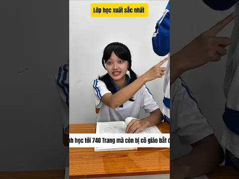 Khi tôi học trong lớp học giỏi nhất.#shorts