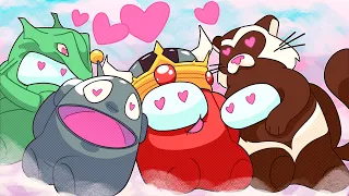 ALL FOUR OF US ARE LOVERS!? | Among Us Town of Us Mod w/ Friends