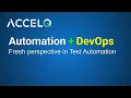 AccelQ Beginner Tutorials 1 What is AccelQ Automation with DevOps