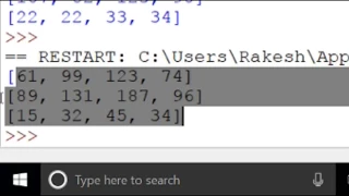 Matrix Multiplication Program in Python Programming Language using Initialization