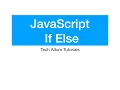 JavaScript if Else If Else Statement else if
