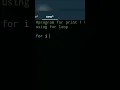program for print 1 to 10 number by using for loop