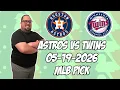 Houston Astros vs Minnesota Twins 26 MLB Pick Prediction MLB Betting Tips