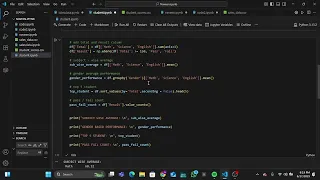 Student Performance Analysis with Pandas NumPy Data Analysis Project in Python