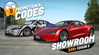 🚨 New Showroom Episode | Edison S - Hidden Promo Codes 💎