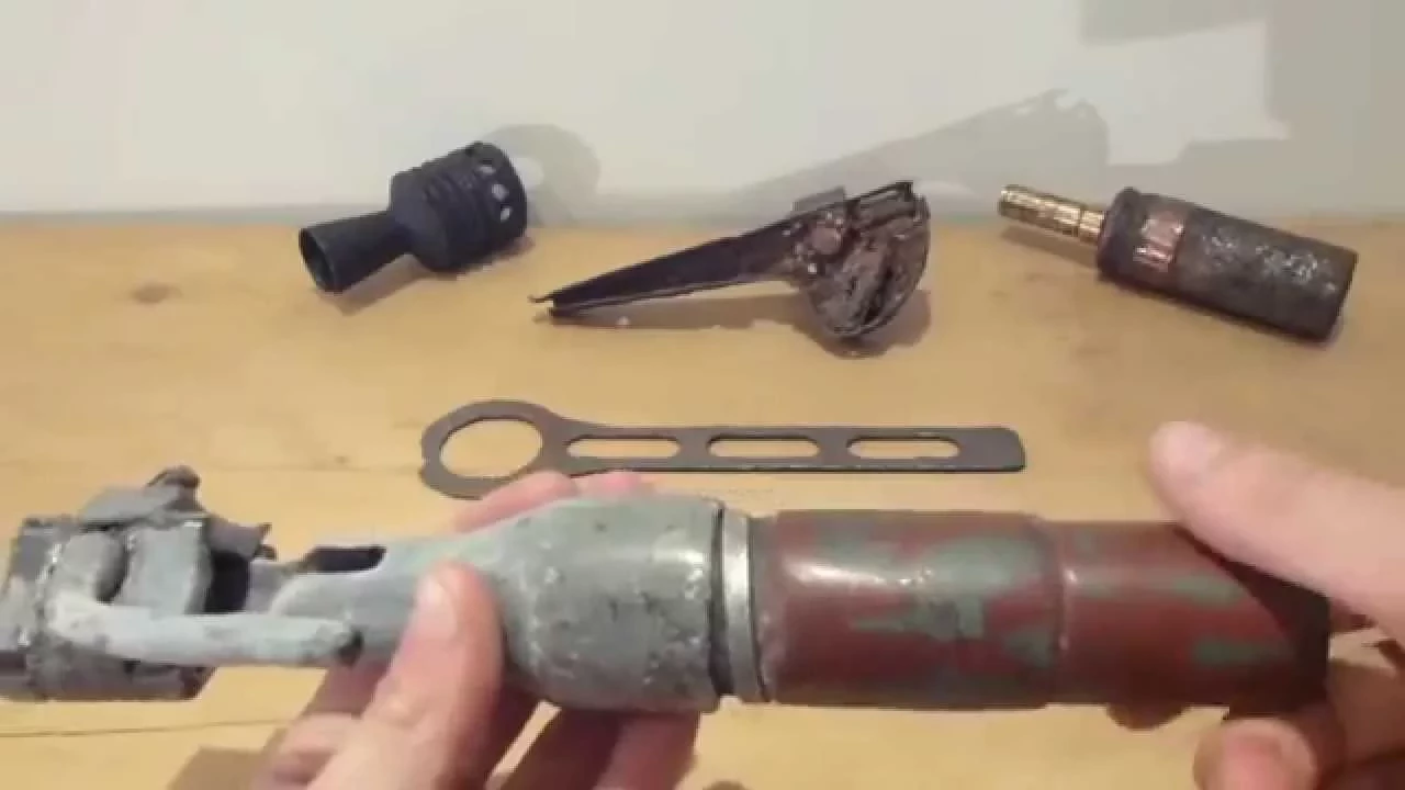 ww2 German K98 rifle grenade launcher restoration project