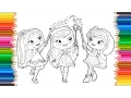 Little Charmers Coloring Pages For Kids Learn Coloring for kids Fun Activities For Kids