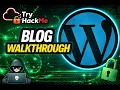 I Hacked the Blog Room TryHackMe Walkthrough