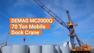 DEMAG MC2000Q 70 Ton Mobile Dock Crane 16 Sept - Moerdijk NLD
