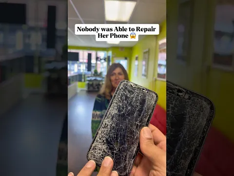 Everyone Told Her ; This iPhone is not Fixable 😱 #moneytalkswireless #shorts