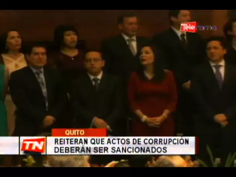 Reiteran que actos de corrupción deberán ser sancionados
