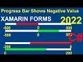 Progress Bar Showing Negative Values Xamarin Forms C