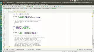 Android Kotlin Tutorial - Objects