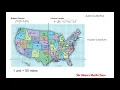 Find the Distance and Midpoint between Two Cities on US Map Convert to Miles and Hours Traveled