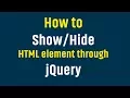 How to Hide Show or toggle html image Div through jquery