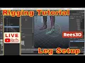 Maya Rigging Tutorial - Leg Rigg Rees3D com