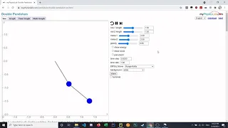 Double Pendulum Simulation Lagrangian Mechanics - Python