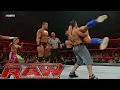 Randy Orton John Cena vs RAW Roster 17-on-2 Handicap Match RAW Mar 17 2008