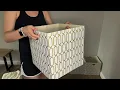 Review of Fboxac Cube Storage Bins 13 13 Polyester Foldable Box with Handles