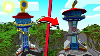 LA TORRE DE LA PAW PATROL ES MÁS REALISTA EN MINECRAFT 😱