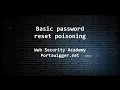 portswigger net - Lab Basic password reset poisoning