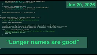 Jonathan Blow on naming variables in code