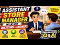 Assistant Store Manager Interview Questions and Answers Conversation