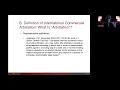 Lagu Fundamentals to International Commercial Arbitration- Part I with Gary B. Born