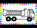 Dump Truck Coloring Pages Coloring Vehicles