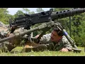 Range Day 50 Caliber Machine Gun Drills with U S Marines of II MEF